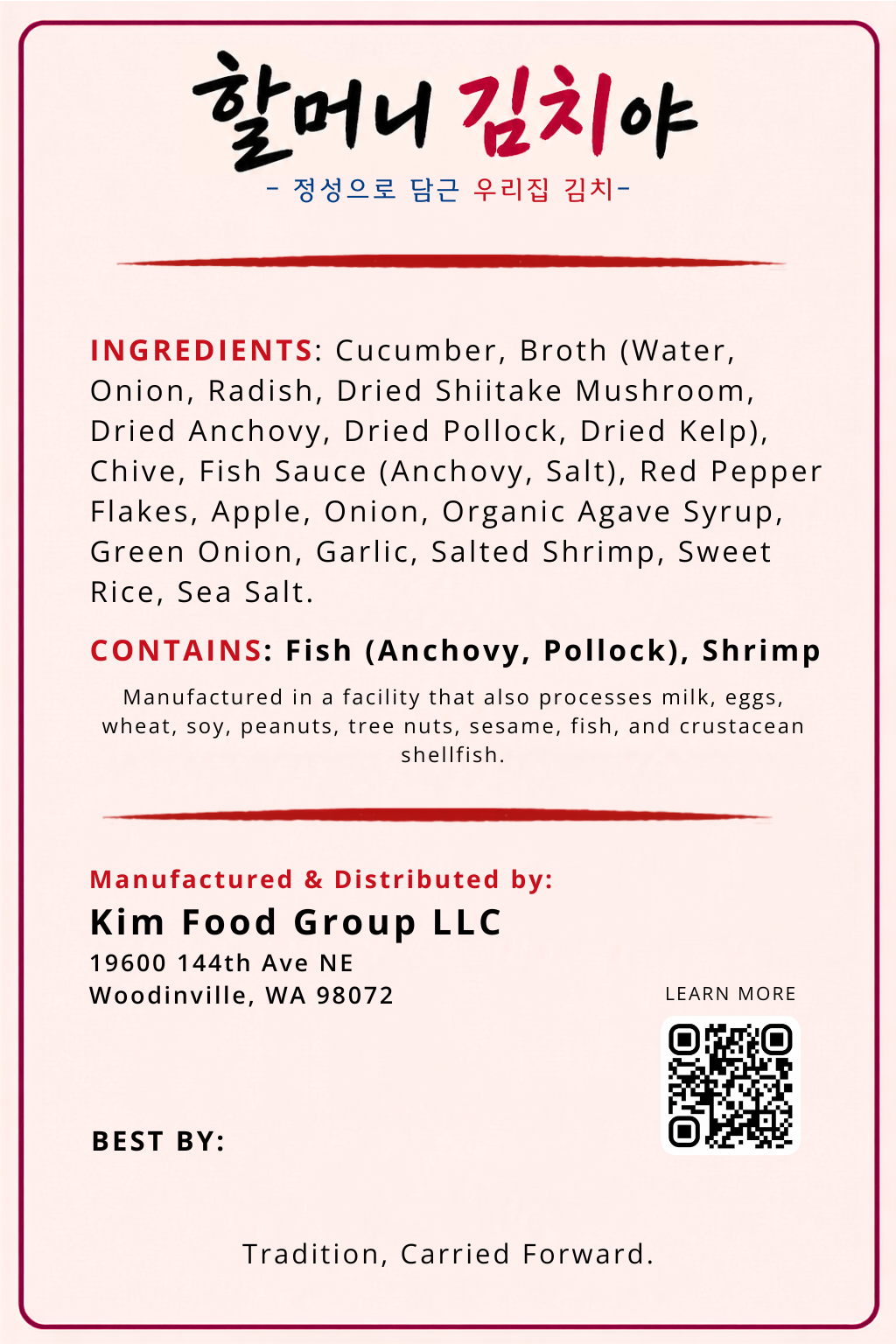 Cucumber Kimchi