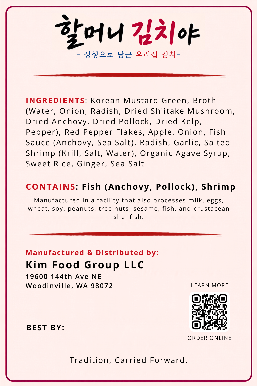 Korean Mustard Green Kimchi