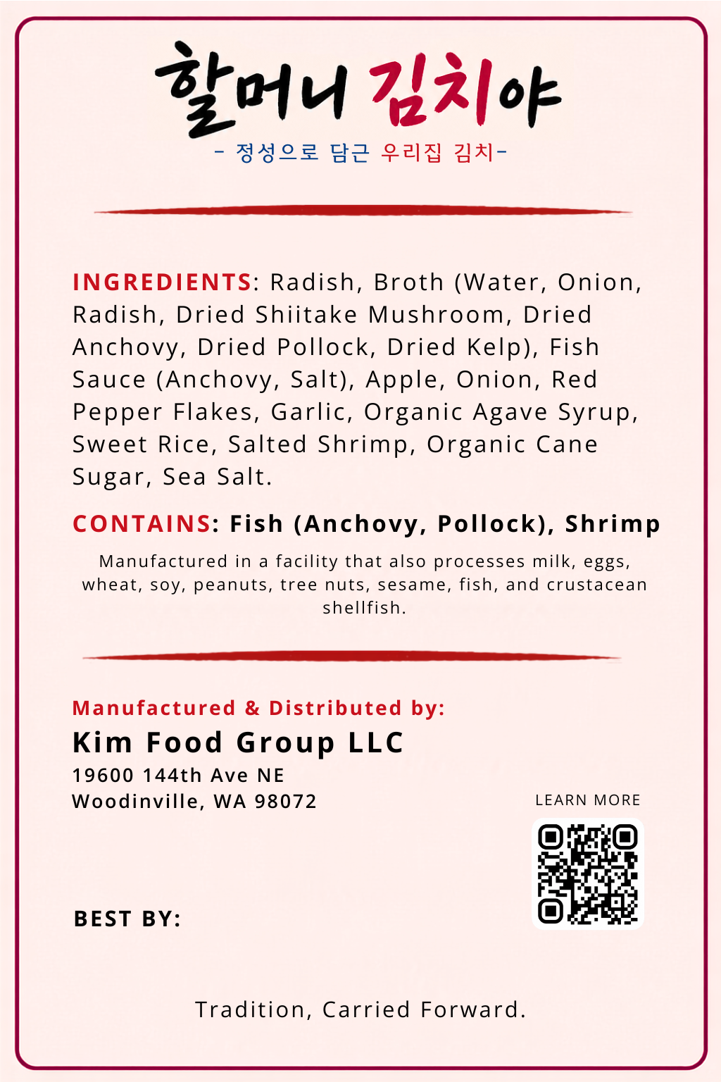 Radish Kimchi